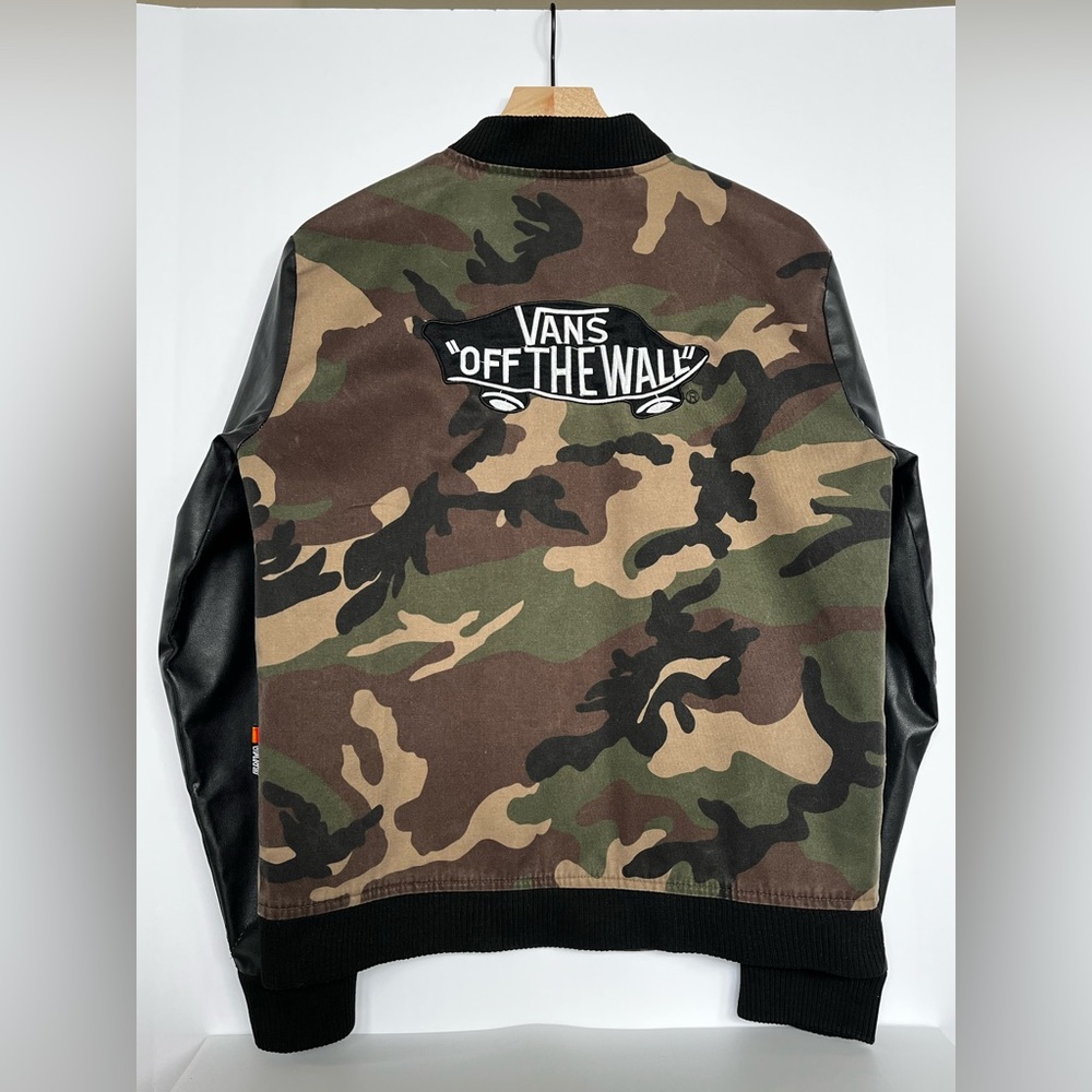 Vans Camouflage and Black Varsity Jacket - Picture 9 of 12
